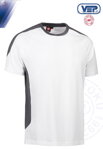 Tričko kontrastné PRO WEAR 0302 / biele