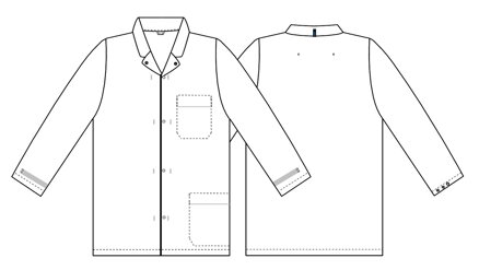 Blúza 23769 predĺžená biela / unisex