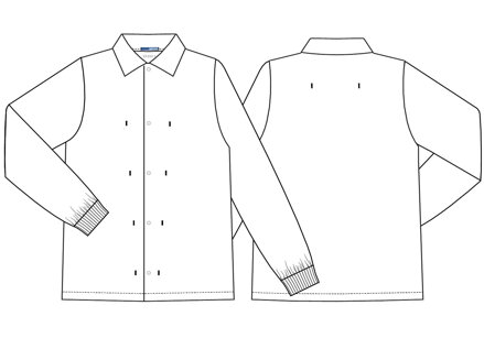 Blúza 23770 biela / unisex
