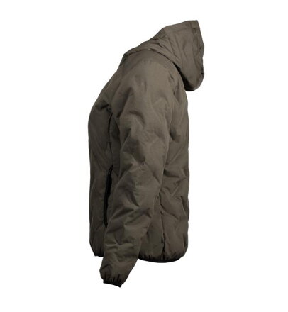 Bunda prešívaná s kapucňou G11030 olivová / dámska