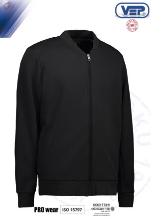 Mikina PRO WEAR na zips 0366 HOR / pánska