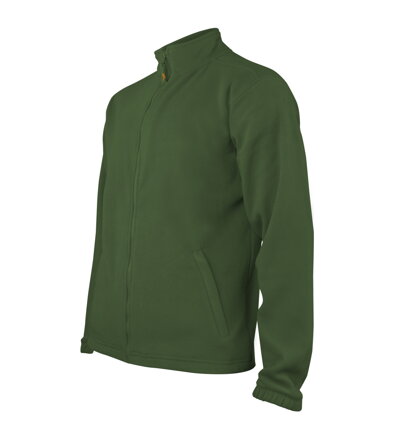 Mikina fleece 280 g tmavozelená / pánska - výpredaj