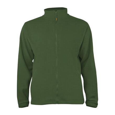 Mikina fleece 280 g tmavozelená / pánska - výpredaj