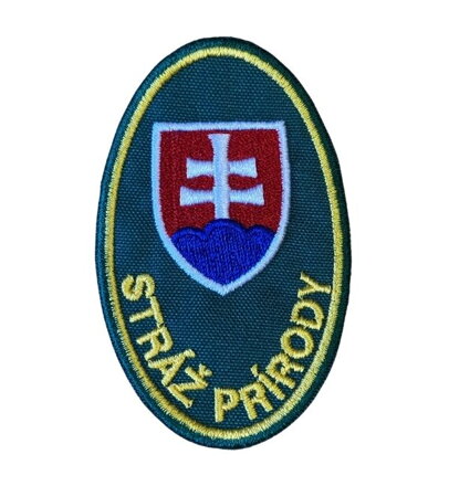 Nášivka STRÁŽ PRÍRODY s logom 4,8x7,5