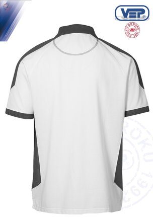 Polokošeľa kontrastná PRO WEAR 0322 / biela