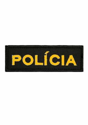 Nášivka POLÍCIA žltá 9x3 cm