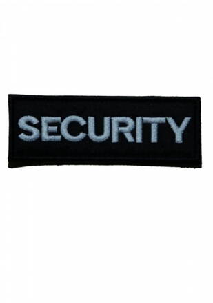 Nášivka SECURITY biela 9x3cm