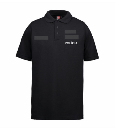 Polokošeľa POLÍCIA / 0324 PRO WEAR čierna / pánska