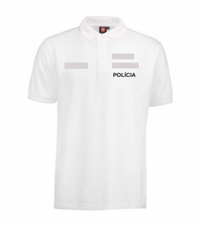 Polokošeľa POLÍCIA / 0324 PRO WEAR biela / pánska