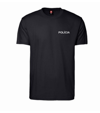 Tričko POLÍCIA T-TIME 0510 / pánske čierne