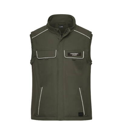 Vesta soft-shell WORKWEAR JN 883 PĽOVNÍCKA STRÁŽ, L / pánska - výpredaj